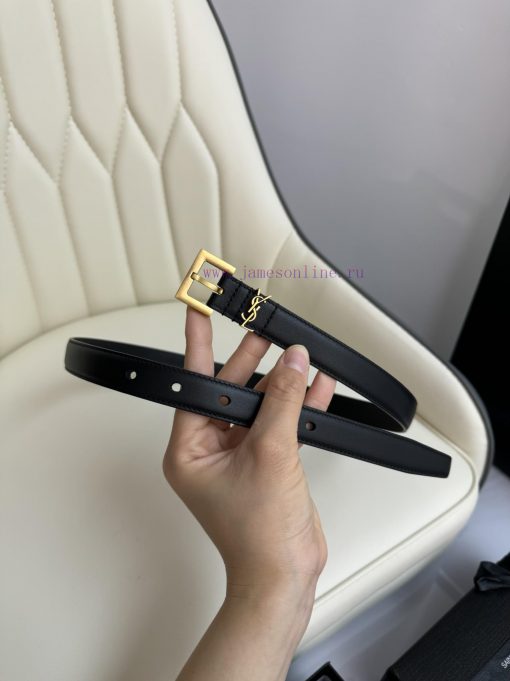 Female version Y.S.LComplete width 2.0 casual belt series with simple metal logo, showcasing 0rafqjr4 - Image 5