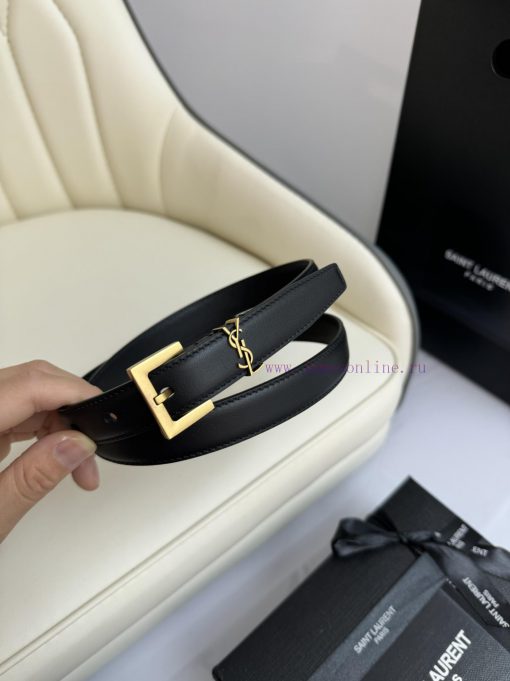 Female version Y.S.LComplete width 2.0 casual belt series with simple metal logo, showcasing 0rafqjr4 - Image 7