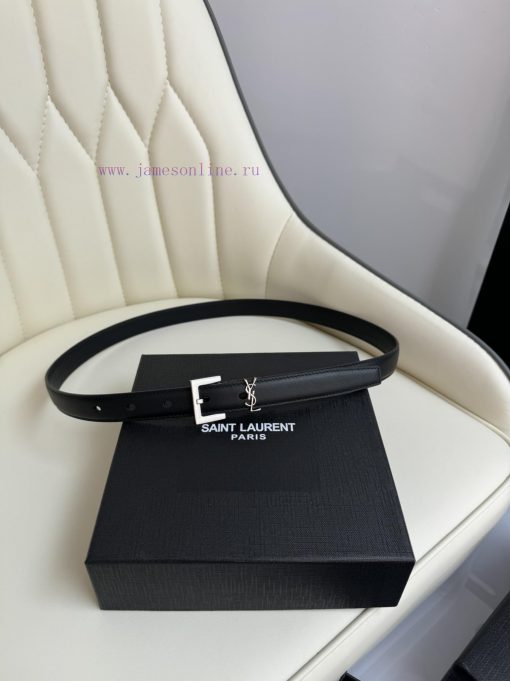 Female version Y.S.LComplete width 2.0 casual belt series with simple metal logo, showcasing s901pi6t - Image 6