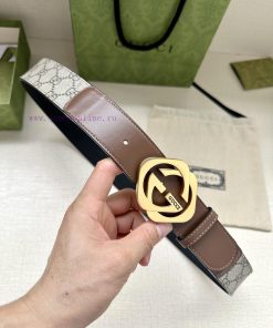 The Gucci belt with a width of 4.0cm made a stunning debut in the series, featuring a double ozj7ffyb
