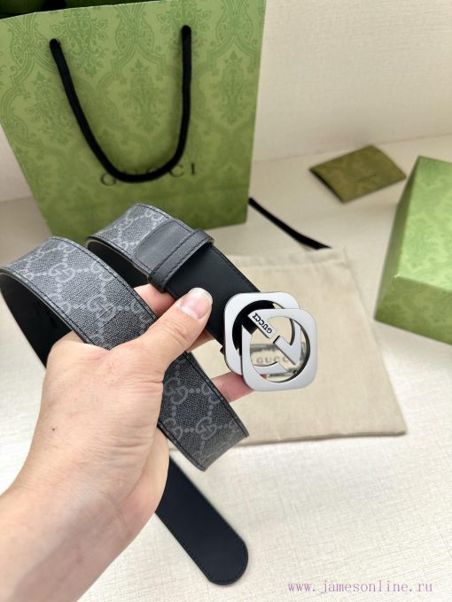The Gucci belt with a width of 4.0cm made a stunning debut in the series, featuring a double vujzvj0w - Image 8