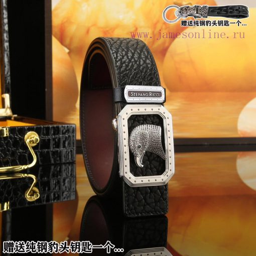 Give a Jaguar keychain as a giftDelivery wooden boxSTEFANO  RICCIBuckle material: Two tone p d1vc4vmy