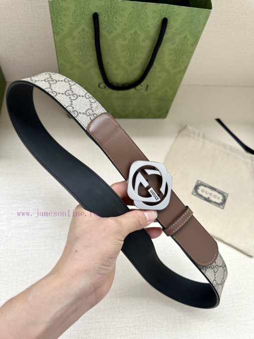 The Gucci belt with a width of 4.0cm made a stunning debut in the series, featuring a double ozj7ffyb - Image 7