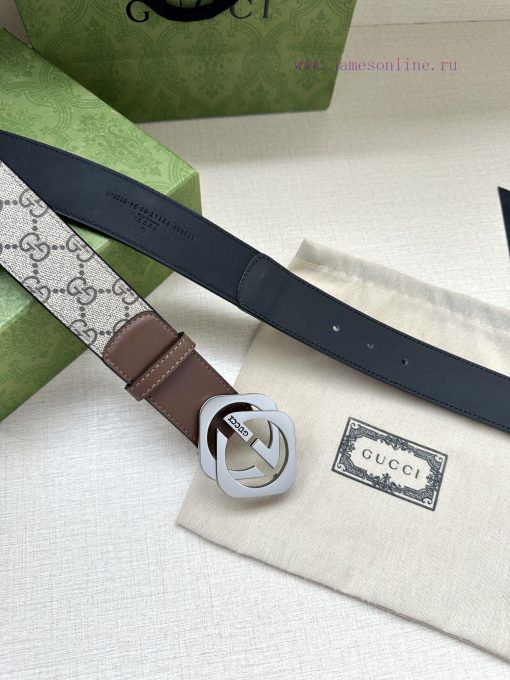 The Gucci belt with a width of 4.0cm made a stunning debut in the series, featuring a double ozj7ffyb - Image 10