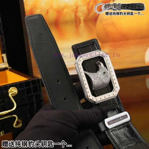 Give a Jaguar keychain as a giftDelivery wooden boxSTEFANO  RICCIBuckle material: Two tone p rjm7158c - Image 9