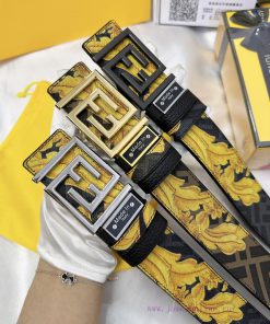 Belt FENDI Fendi ReproductionThe waistband is made of 100% cowhide, ensuring a double-layer mjhpfn3t