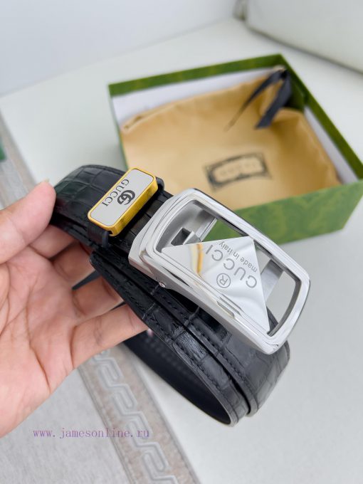 Gucci. Gucci Belt ️ Automatic BeltAutomatic buckle, made of pure steel material, equipped wi d6dtf18t - Image 4
