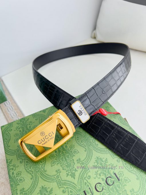 Gucci. Gucci Belt ️ Automatic BeltAutomatic buckle, made of pure steel material, equipped wi isci6qs0 - Image 4