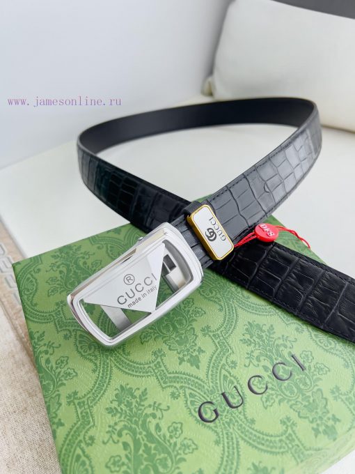 Gucci. Gucci Belt ️ Automatic BeltAutomatic buckle, made of pure steel material, equipped wi d6dtf18t - Image 7