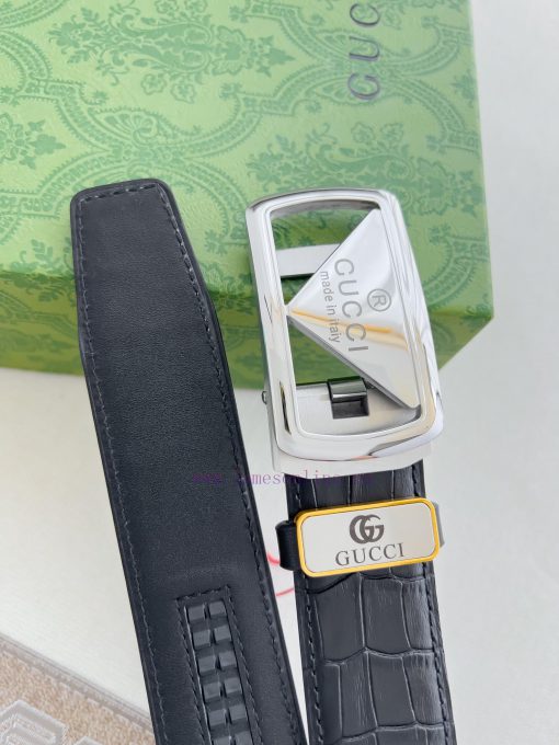 Gucci. Gucci Belt ️ Automatic BeltAutomatic buckle, made of pure steel material, equipped wi d6dtf18t - Image 8