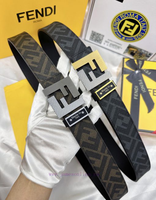 Belt FENDI Fendi ReproductionThe waistband is made of 100% top layer cowhide, ensuring a dou h827o38n