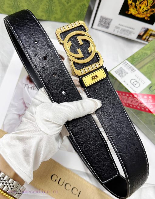 Belt Gucci Gucci's top tier replicaGucci belt 100% imported original cowhide, ensuring genui xur18kp7 - Image 5