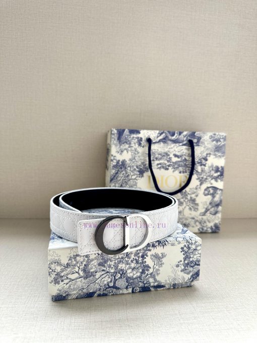 This 3.5cm width Dior waistband cleverly blends elegance and fashion, showcasing Dior's exqu 6m786dxw - Image 4