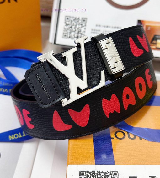 Belt LV Louis Vuitton Top Remakes-The waistband is made of 100% imported original cowhide, e e5ett5xh - Image 2