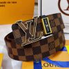 Belt LV Louis Vuitton Top Remakes-The waistband is made of 100% cowhide, ensuring genuine le vscitqcr