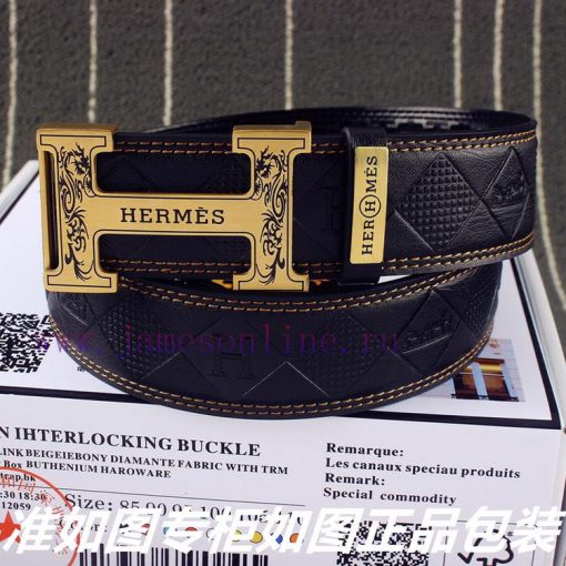 Hermes Her..mes️Identify and receive a punch as a giftMaterial: 100% head layer cowhide belt tg3leirf - Image 4