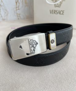 Versace Versace. ️ Belt and belt automatic beltAutomatic carrying, classic head buckle made 3rg9p3ns