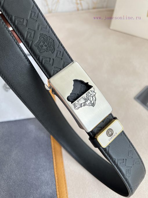 Versace Versace. ️ Belt and belt automatic beltAutomatic carrying, classic head buckle made 3rg9p3ns - Image 5