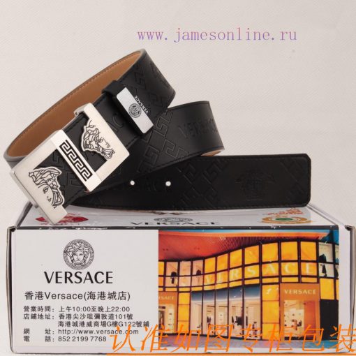 Belt belt Versace cowhide beltMen's belt material: 100% head layer cowhide belt, guaranteed m5u6e1ry - Image 3