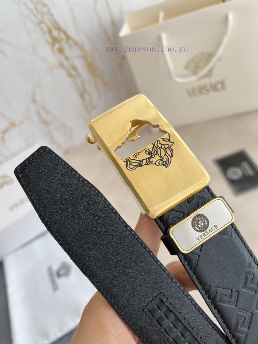 Versace Versace. ️ Belt and belt automatic beltAutomatic carrying, classic head buckle made z1aysg2h - Image 8
