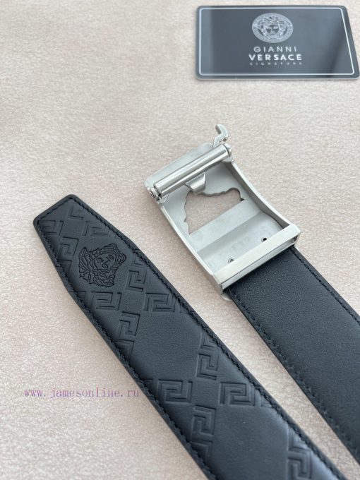 Versace Versace. ️ Belt and belt automatic beltAutomatic carrying, classic head buckle made 3rg9p3ns - Image 9
