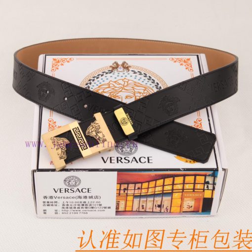 Belt belt Versace cowhide beltMen's belt material: 100% head layer cowhide belt, guaranteed wtwv67c5 - Image 5