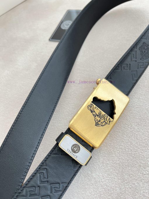 Versace Versace. ️ Belt and belt automatic beltAutomatic carrying, classic head buckle made 89vj8250 - Image 7