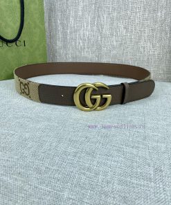 This wide waistband with a width of 4.0 cm is adorned with classic double G details, reminis abv5zh22