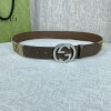 This wide waistband with a width of 4.0 cm is adorned with classic double G details, reminis 4aztzn4f