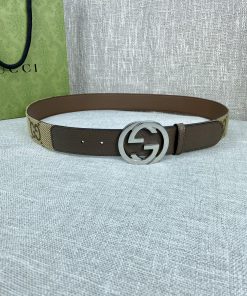 This wide waistband with a width of 4.0 cm is adorned with classic double G details, reminis 4aztzn4f