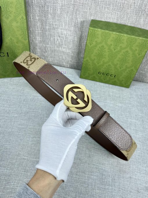 This wide waistband with a width of 4.0 cm is adorned with classic double G details, reminis ibe4i587 - Image 6