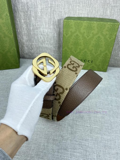 This wide waistband with a width of 4.0 cm is adorned with classic double G details, reminis ibe4i587 - Image 7