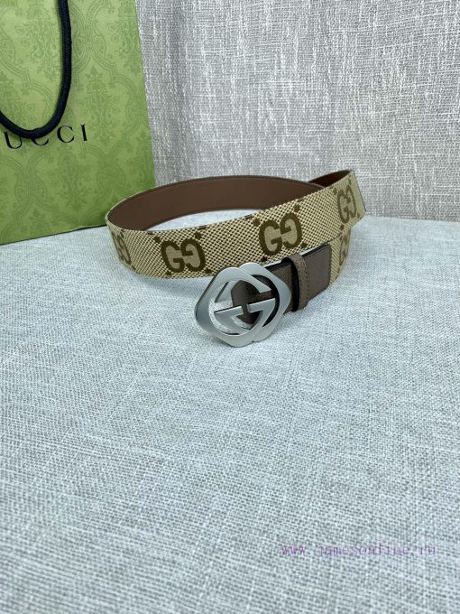 This wide waistband with a width of 4.0 cm is adorned with classic double G details, reminis ibe4i587 - Image 8