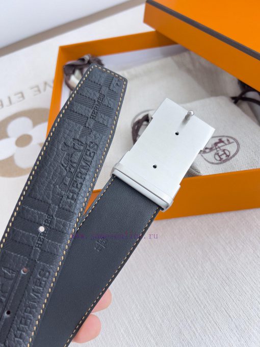 Hermes Hermes waist beltHanging buckle, classic pure steel material buckle head, double-side i9dhmly0 - Image 6