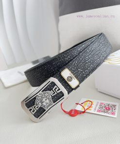 Versace. Versace Belt and BeltsHanging buckle, classic human head made of pure steel materia v067kts9