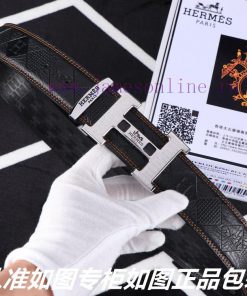 Hermes Her..mes️Identify and receive a punch as a giftMaterial: 100% head layer cowhide belt m17yip9u