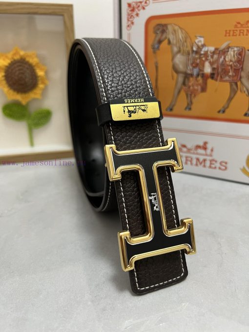 Hermes Hermès  Material: Leather Belt with 100% Head Layer. The leather belt is guaranteed t gqeih7g1 - Image 2
