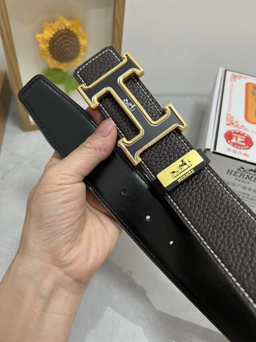 Hermes Hermès  Material: Leather Belt with 100% Head Layer. The leather belt is guaranteed t gqeih7g1 - Image 9