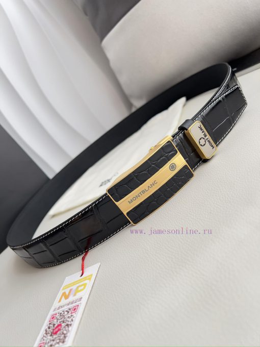 Montblanc Montblanc Belt Automatic BeltAutomatic belt, original new pure steel material auto d6z7sbpu - Image 4