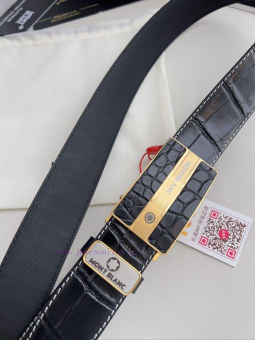 Montblanc Montblanc Belt Automatic BeltAutomatic belt, original new pure steel material auto d6z7sbpu - Image 5