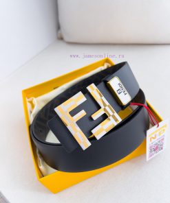 Fendi FENDI ️ Belt and beltBuckle, original classic pure copper boutique letter buckle, phot 8suq4c0v