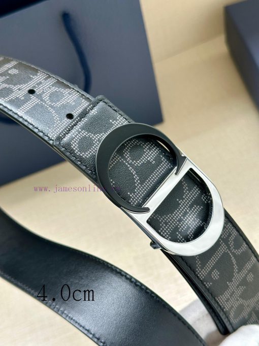 This 40mm double-sided belt with a width of 4.0cm combines elegant temperament with modern s fzekp906 - Image 3