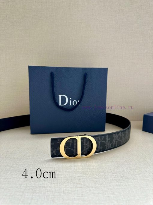 This 40mm double-sided belt with a width of 4.0cm combines elegant temperament with modern s 7c2oln6d - Image 5
