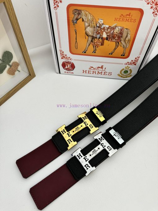 Hermes Hermès  Material: Leather Belt with 100% Head Layer. The leather belt is guaranteed t i74b5h2a - Image 10