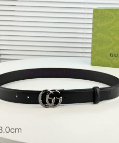 Gucci women's dress pants can be worn for formal wear with a 3.0cm buckle and polished buckl 142lla3h