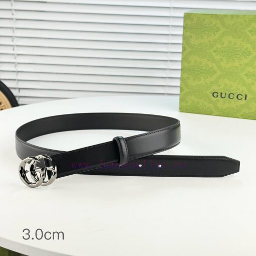 Gucci women's dress pants can be worn for formal wear with a 3.0cm buckle and polished buckl 142lla3h - Image 3