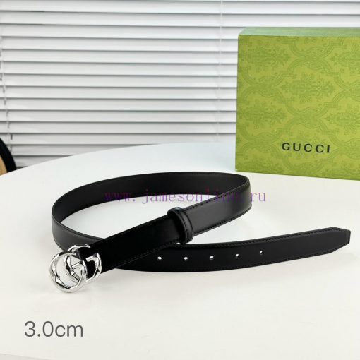 Gucci women's dress pants can be worn for formal wear with a 3.0cm buckle and polished buckl rth1im2t - Image 3