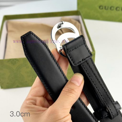 Gucci women's dress pants can be worn for formal wear with a 3.0cm buckle and polished buckl rth1im2t - Image 7
