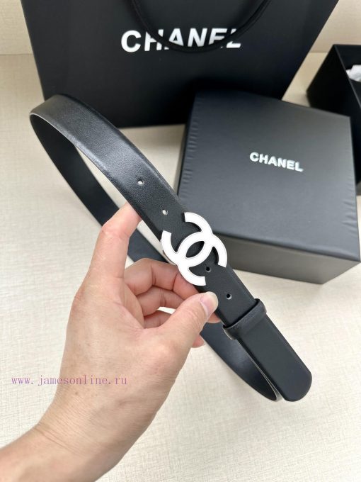 Width 3.0cm Chanel imported soft calf leather with clear grain, accessories gold silver/meta 4ple2ves