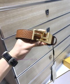 Delivery punching needle width 35MM double-sided belt, imported original lychee pattern on b zyeeedxt